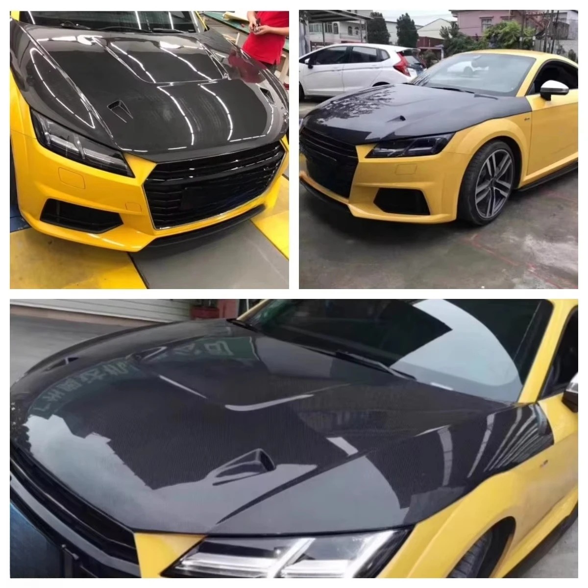 TTRS MK3 Carbon Fiber Front Hood for   TTRS MK3 Exterior Accessories 2015-2019